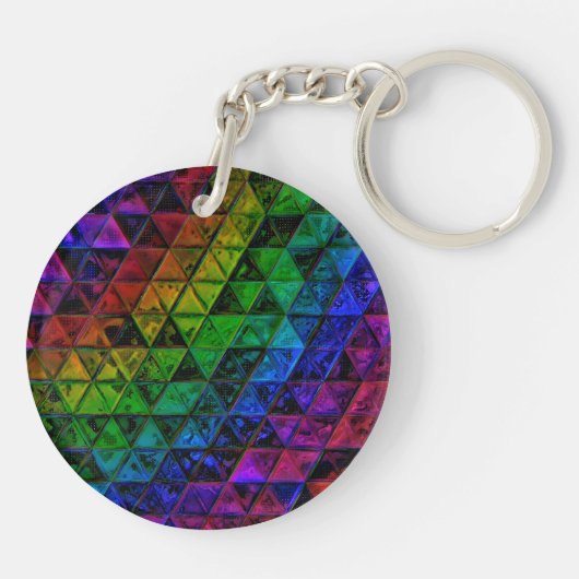 Pride Glass Sleutelhanger (Achterkant)
