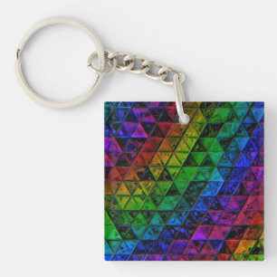Pride Glass Sleutelhanger