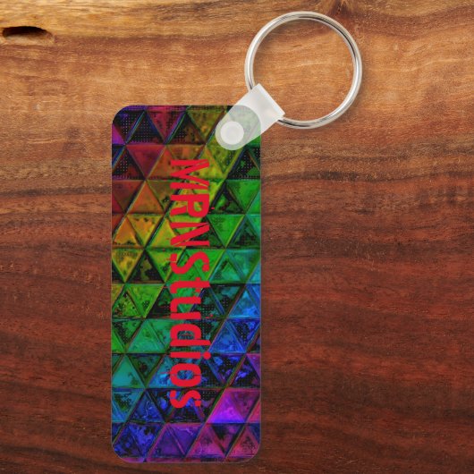 Pride Glass Sleutelhanger (Achterkant)