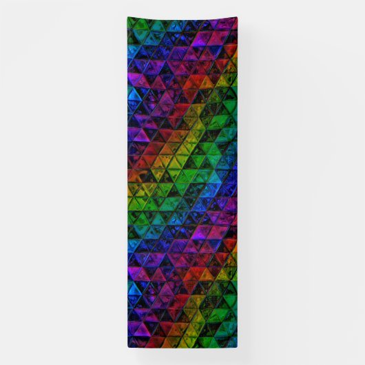 Pride Glass Spandoek (Verticaal)