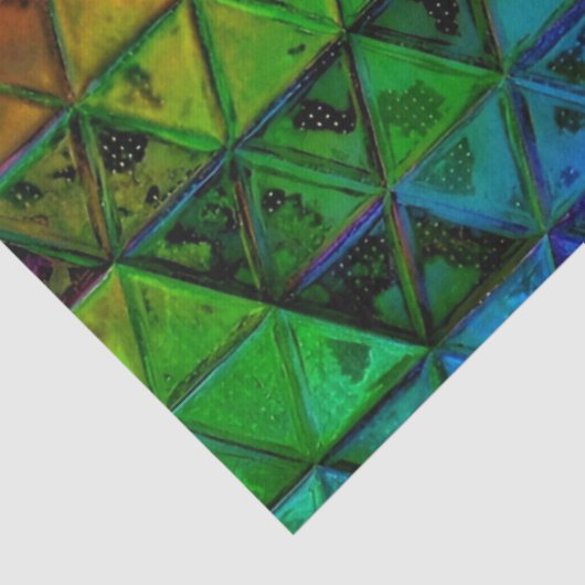 Pride Glass Tissuepapier (Detail)