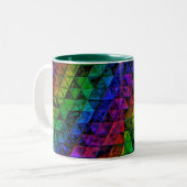 Pride Glass Tweekleurige Koffiemok (Voorkant links)