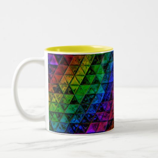 Pride Glass Tweekleurige Koffiemok (Links)