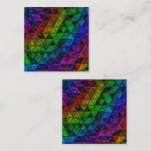 Pride Glass Vierkante Visitekaartje (Voorkant / Achterkant)