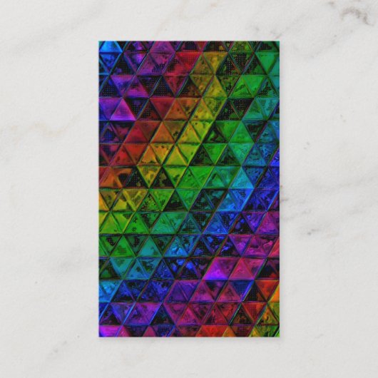 Pride Glass Visitekaartje (Voorkant)