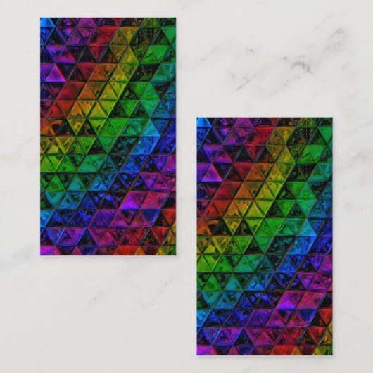 Pride Glass Visitekaartje (Voorkant / Achterkant)