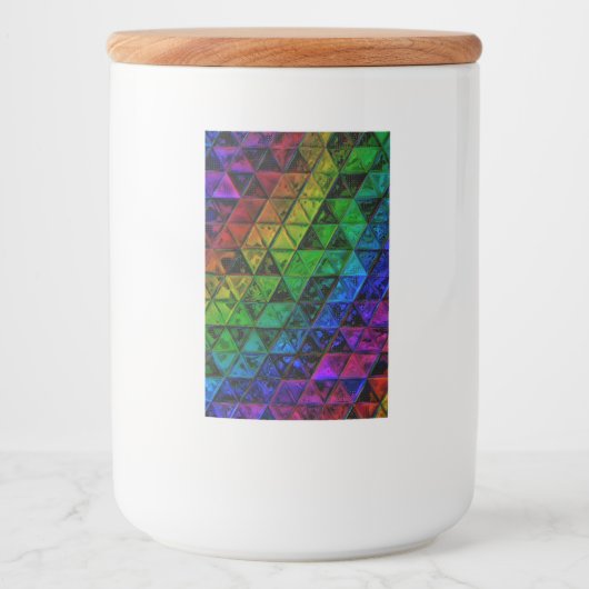Pride Glass Voedselcontainer Etiket (Voorkant)