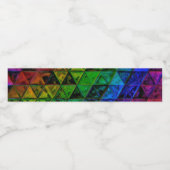 Pride Glass Waterfles Etiket (Enkel label)