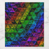 Pride Glass Wijn Etiket (Enkel label)