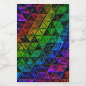 Pride Glass Wijn Etiket (Enkel label)
