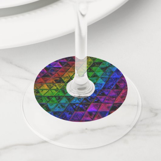 Pride Glass Wijnglaslabel (Dichtbij)