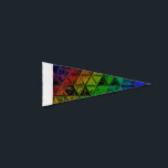 Pride Glass Wimpel Vlag<br><div class="desc">Bedankt voor het uitzoeken van mijn ontwerp. Volg mijn kunst op Instagram @MRNStudios of ko-fi.com/MRNStudios</div>