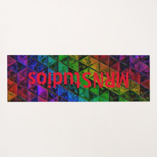 Pride Glass Yogamat (Achterkant (horizontaal))