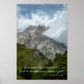 Pride goeth before destruction Proverbs Quote Poster (Voorkant)