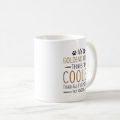 Pride Goldendoodle Eigenaren Cool Dog Funny Gezegd Koffiemok (Voorkant rechts)