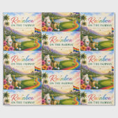 Pride Golf Regenboog op de Fairway Viering Cadeaupapier (Vlak)