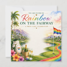 Pride Golf Regenboog op de Fairway Viering