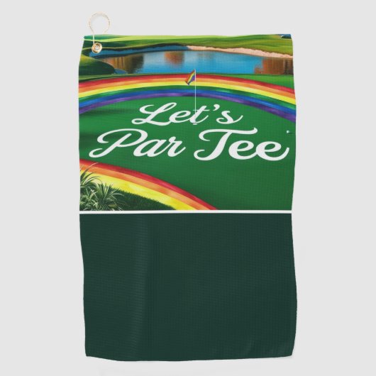 Pride golfbaan toernooi voor golfers golfhanddoek (Voorkant)
