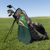 Pride golfbaan toernooi voor golfers golfhanddoek (Groen)