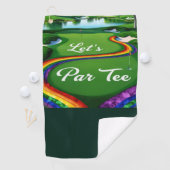 Pride golfbaan toernooi voor golfers golfhanddoek (Insitu)