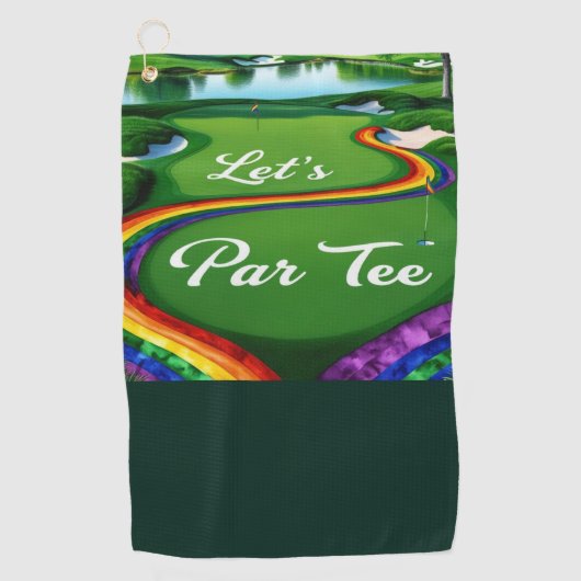 Pride golfbaan toernooi voor golfers golfhanddoek (Voorkant)