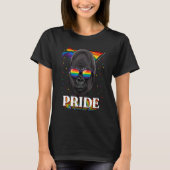 Pride Gorilla LGBTQ Rainbow Flag Pride Month Anima T-shirt (Voorkant)