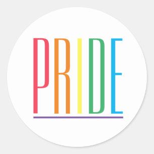 PRIDE Grote ronde Stickers
