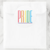 PRIDE Grote ronde Stickers (Tas)