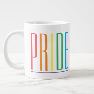 PRIDE Grote Witte Keramische Mok