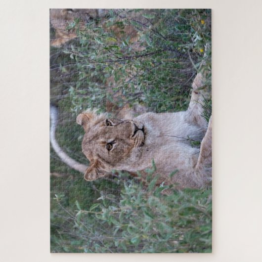 Pride Guardian – Rustende Leeuwin Legpuzzel (Verticaal)