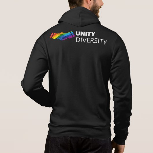 PRIDE HAND SHAKE HOODIE (Achterkant)