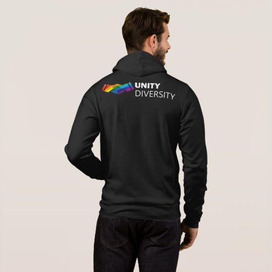 PRIDE HAND SHAKE HOODIE (Achterkant volledig)