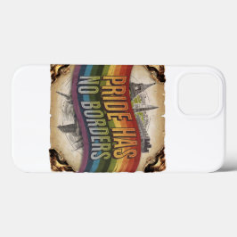Pride Has No Borders Classic iPhone hoesje LGBTQ
