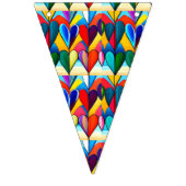 Pride Heart bunting banner (Eerste vlag)