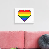 PRIDE HEART CANVAS AFDRUK (Insitu (Woonkamer))