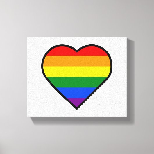 PRIDE HEART CANVAS AFDRUK (Voorkant)