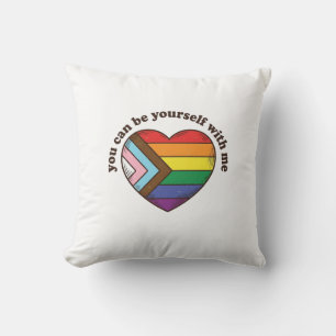Pride Heart Je Kan Jezelf Zijn Met Mij T-shirt Des Kussen