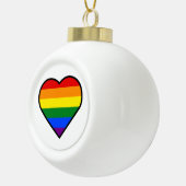 PRIDE HEART KERAMISCHE BAL ORNAMENT (Rechts)