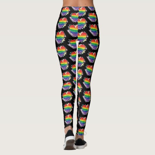 Pride Heart Leggings (Achterkant)