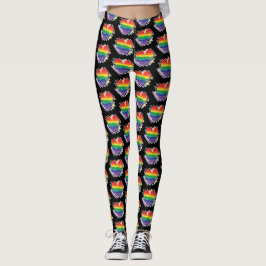 Pride Heart Leggings