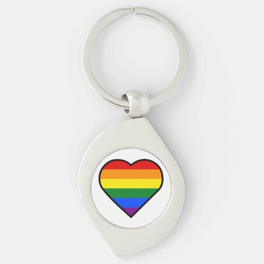 PRIDE HEART SLEUTELHANGER (Voorkant)