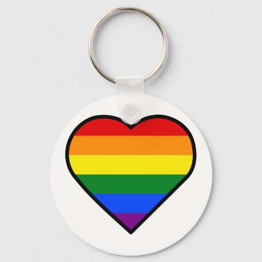 PRIDE HEART SLEUTELHANGER (Voorkant)