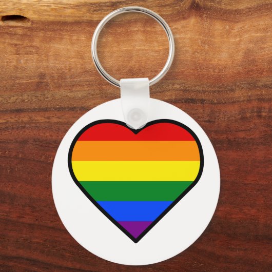 PRIDE HEART SLEUTELHANGER (Voorkant)
