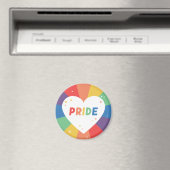 Pride Heart Sparkle Magneet (Insitu (Vaatwasser))