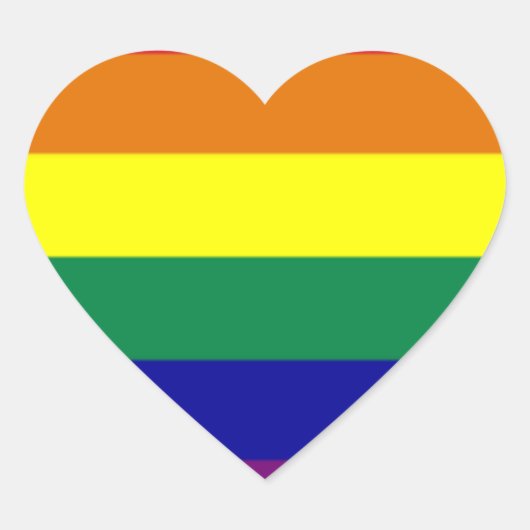 Pride Heart Sticker (Voorkant)