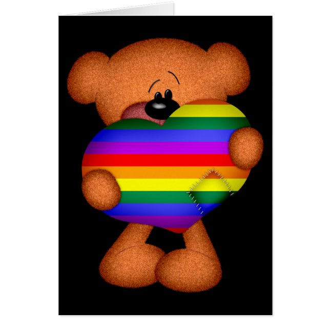 Pride Heart Teddy Bear (Voorkant)