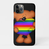 Pride Heart Teddy Bear Case-Mate iPhone Case (Achterkant)