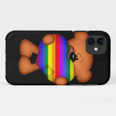 Pride Heart Teddy Bear Case-Mate iPhone Case (Achterkant (horizontaal))
