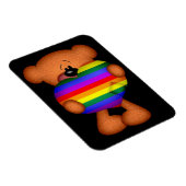 Pride Heart Teddy Bear Magneet (Rechterzijde)