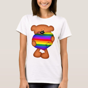 Pride Heart Teddy Bear T-shirt